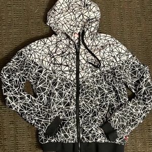 Women NIKE sportswear Windrunner All over print jacket size small